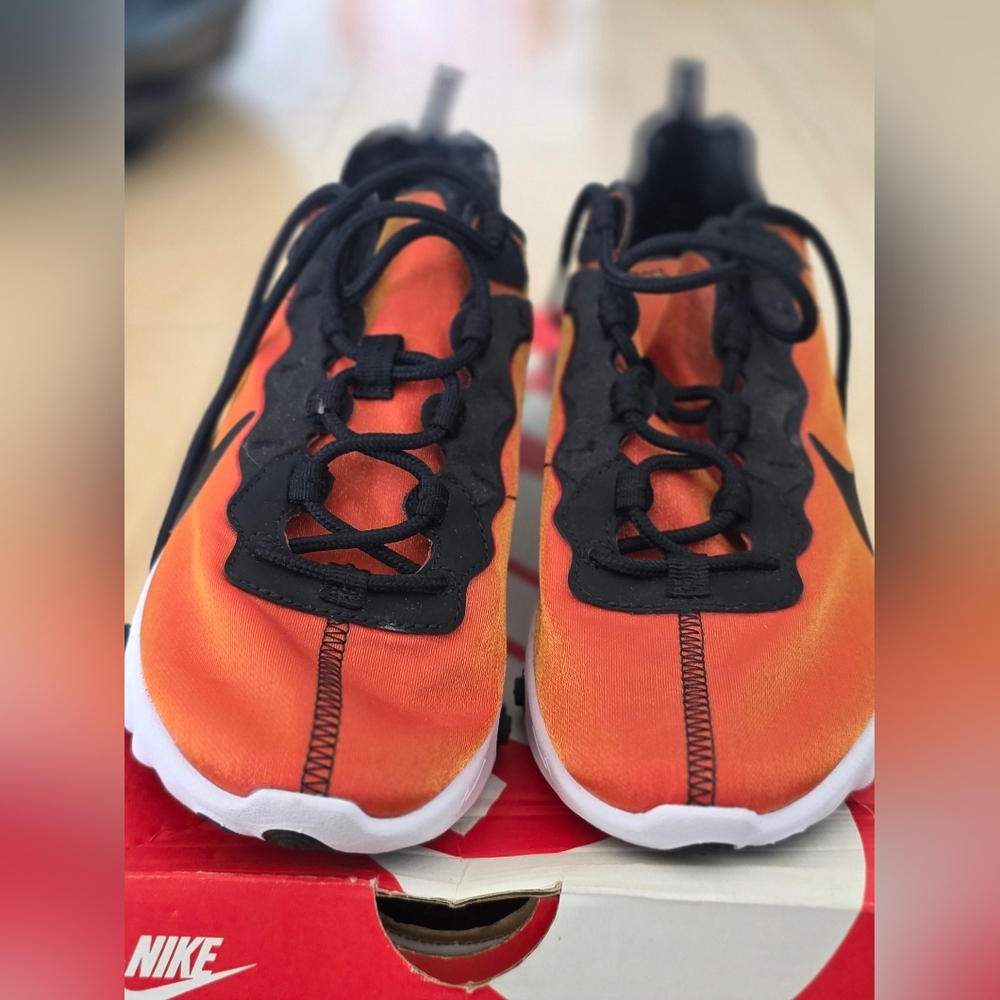 Nike Kids/ Adult Orange and Black Sneakers